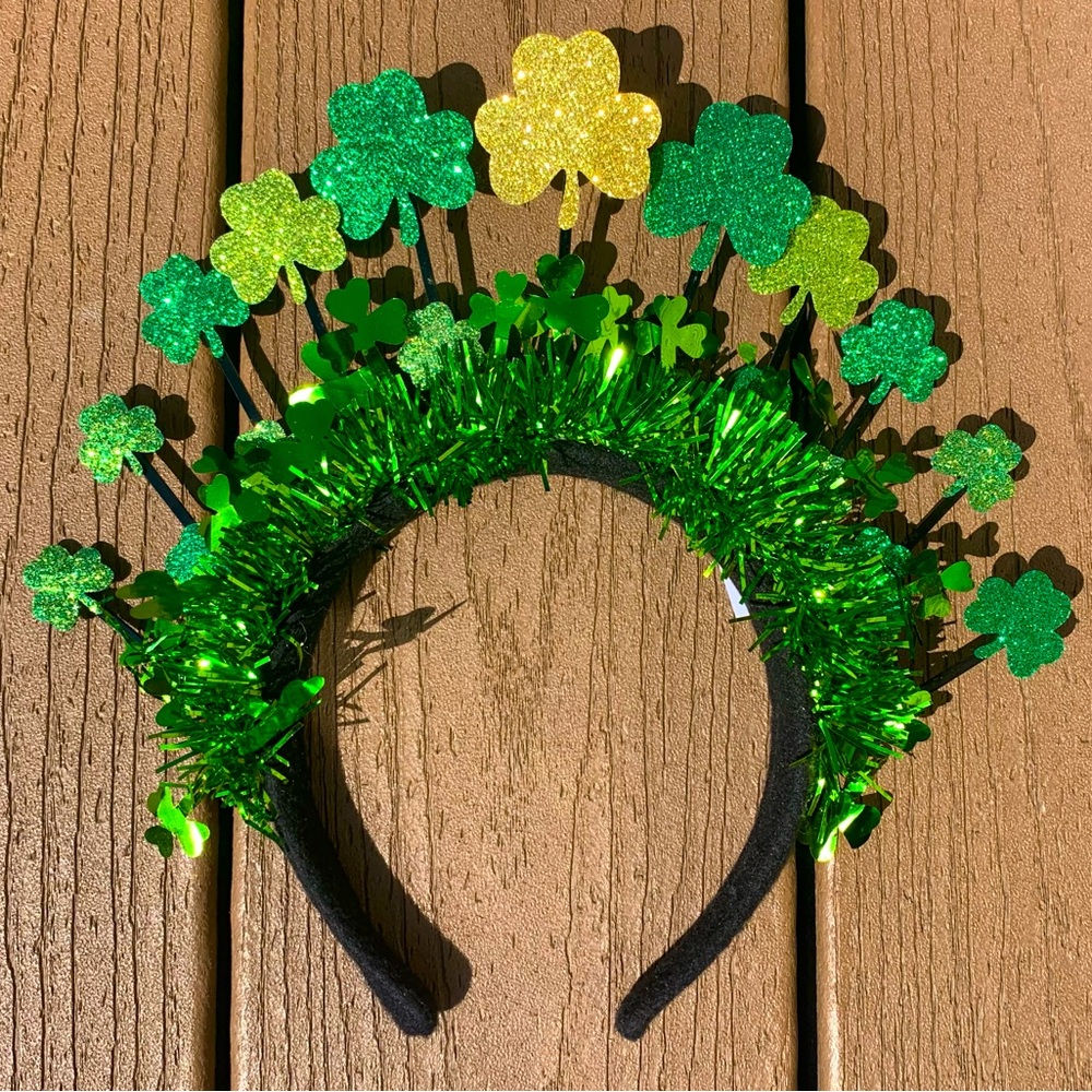 SHAMROCK ST. PATRICKS DAY IRISH HEADBAND